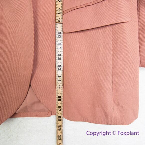 New! Madewell The Larsen Blazer in Drapeweave in rose, size S - Picture 10 of 16